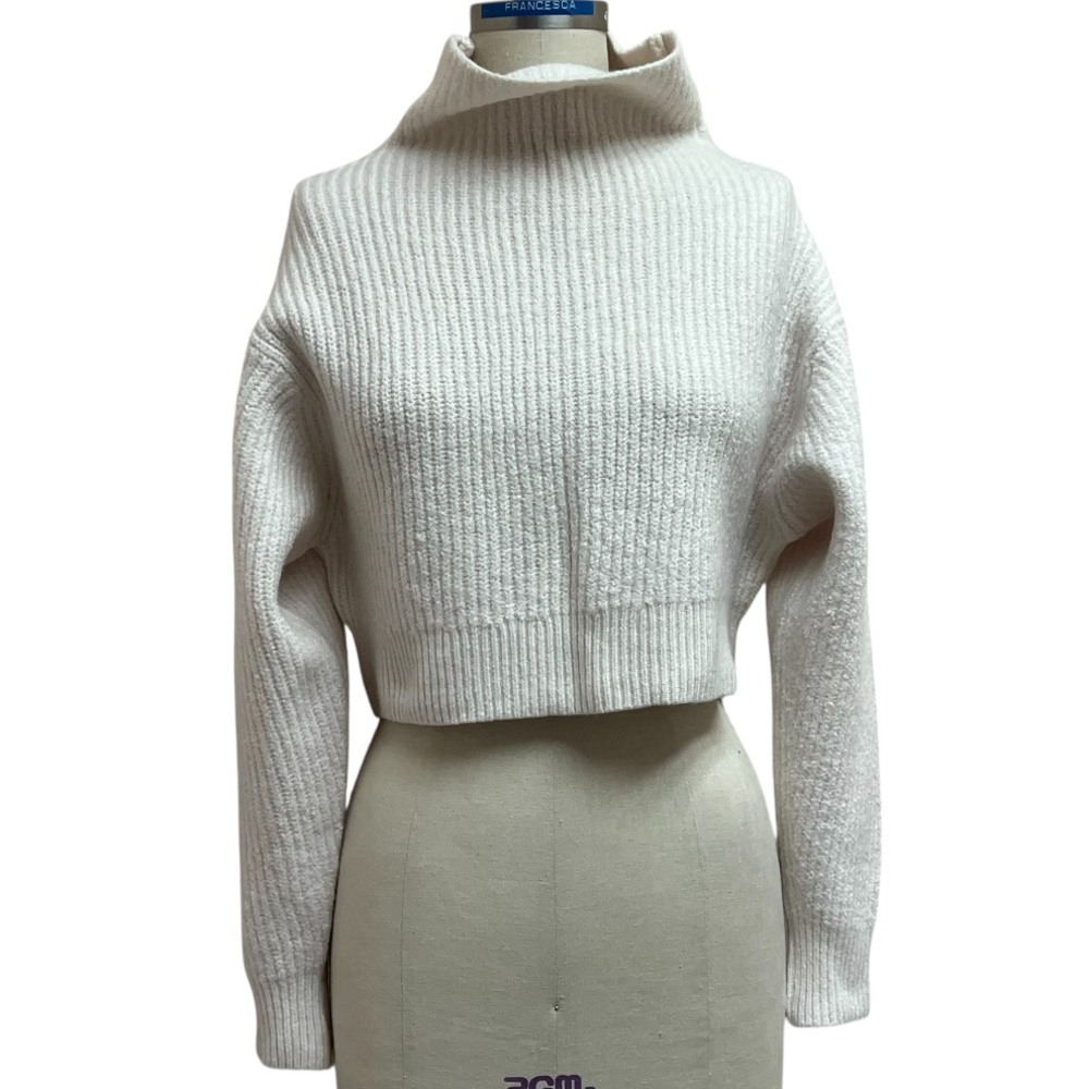 Wilfred Cropped Merino Wool Sweater